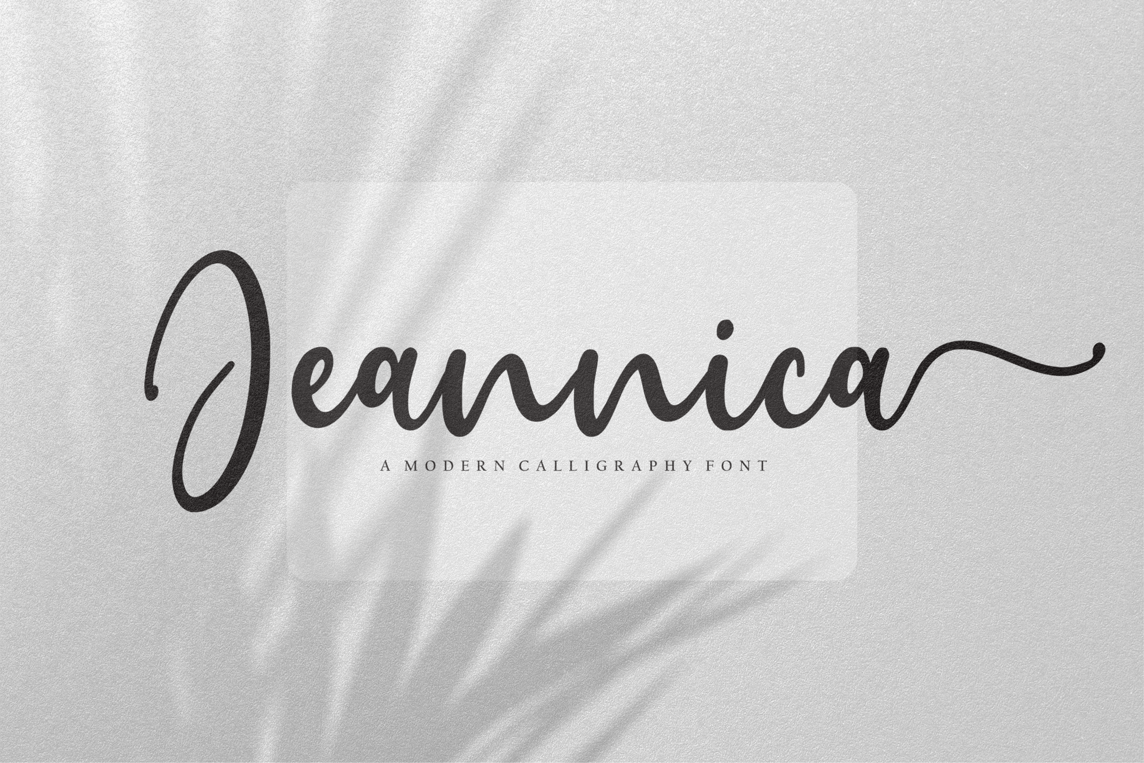 Jeannica Handwritten Font