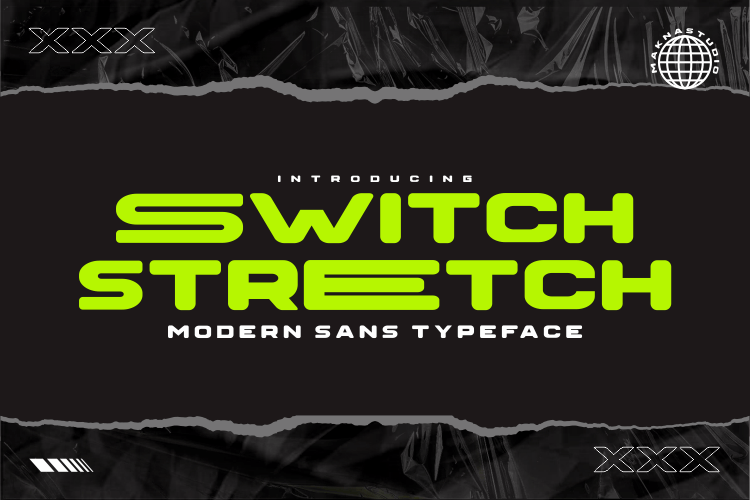 Switch Stretch Sans Serif Font