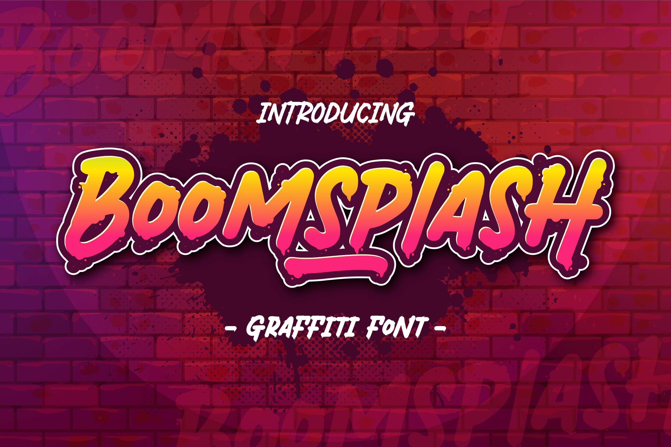 Boomsplash Display Font