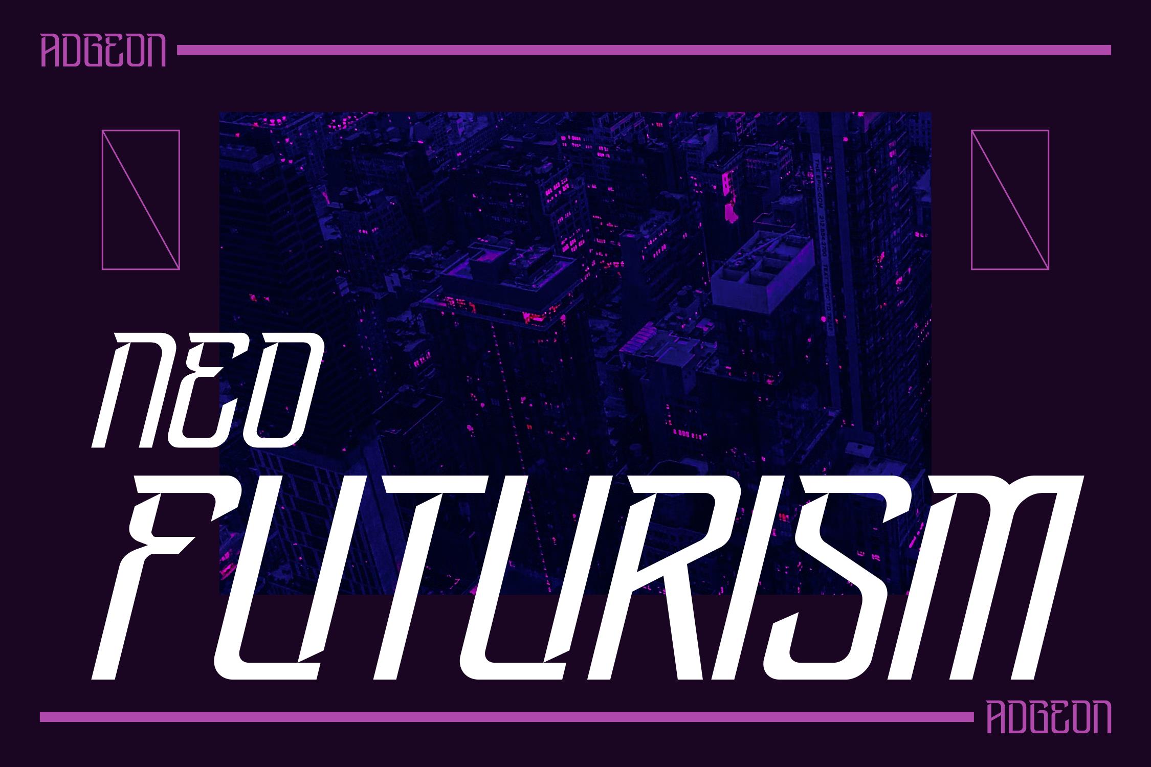 ADGEON Font preview image 2