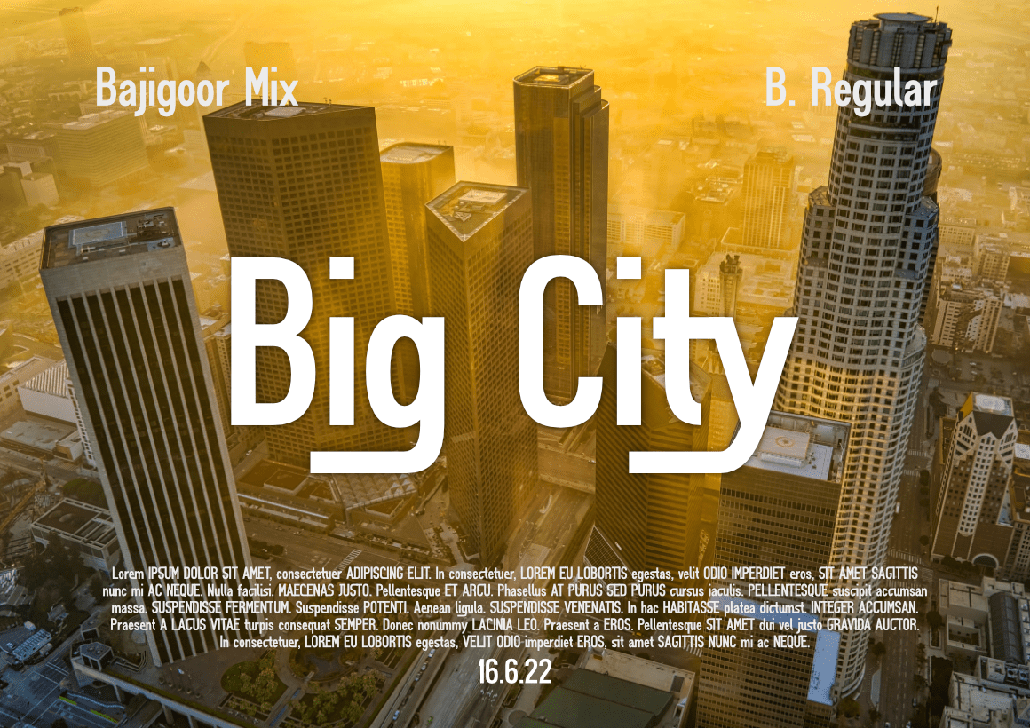 Bajigoor Mix Font preview image 4