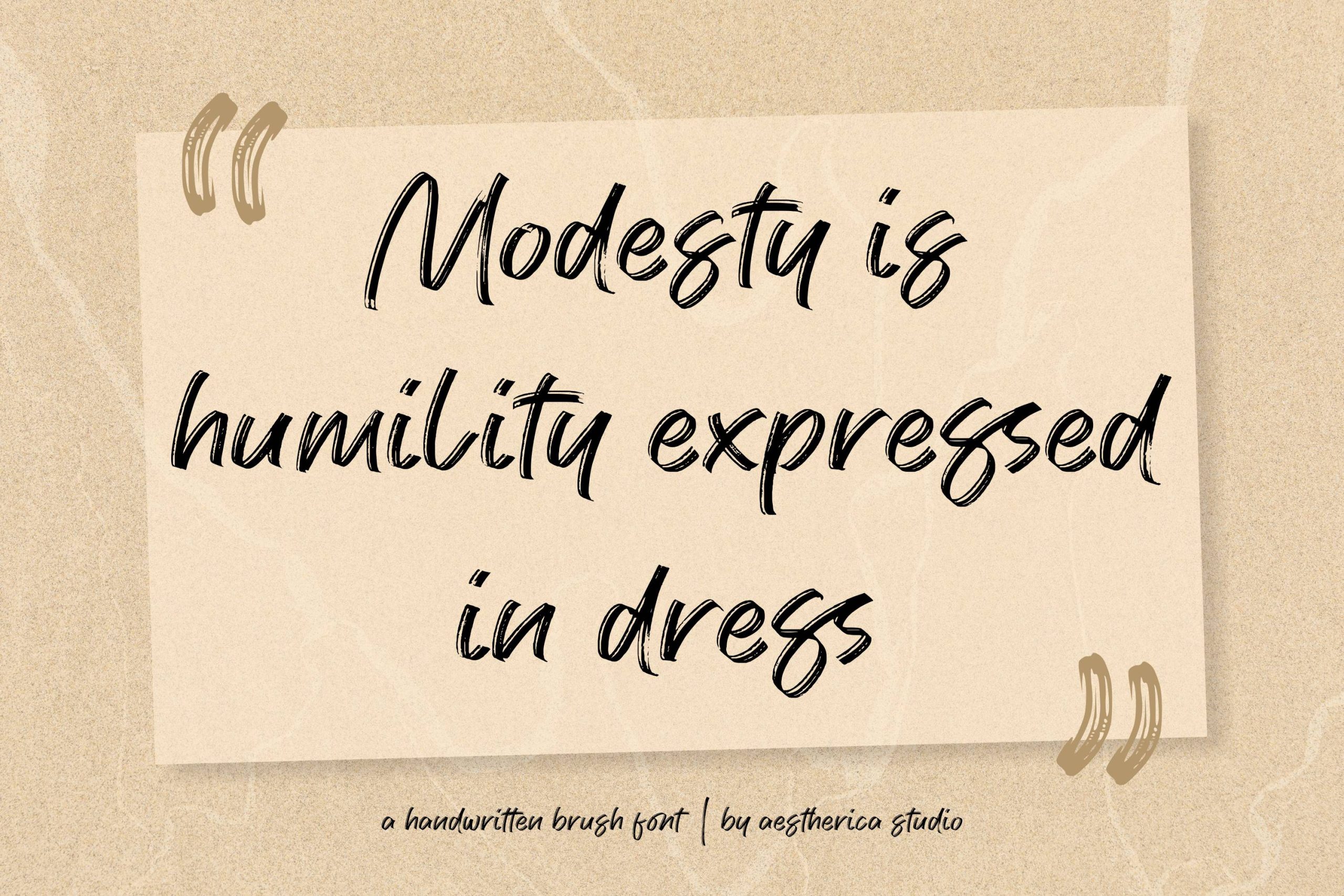 Modesty Font preview image 4