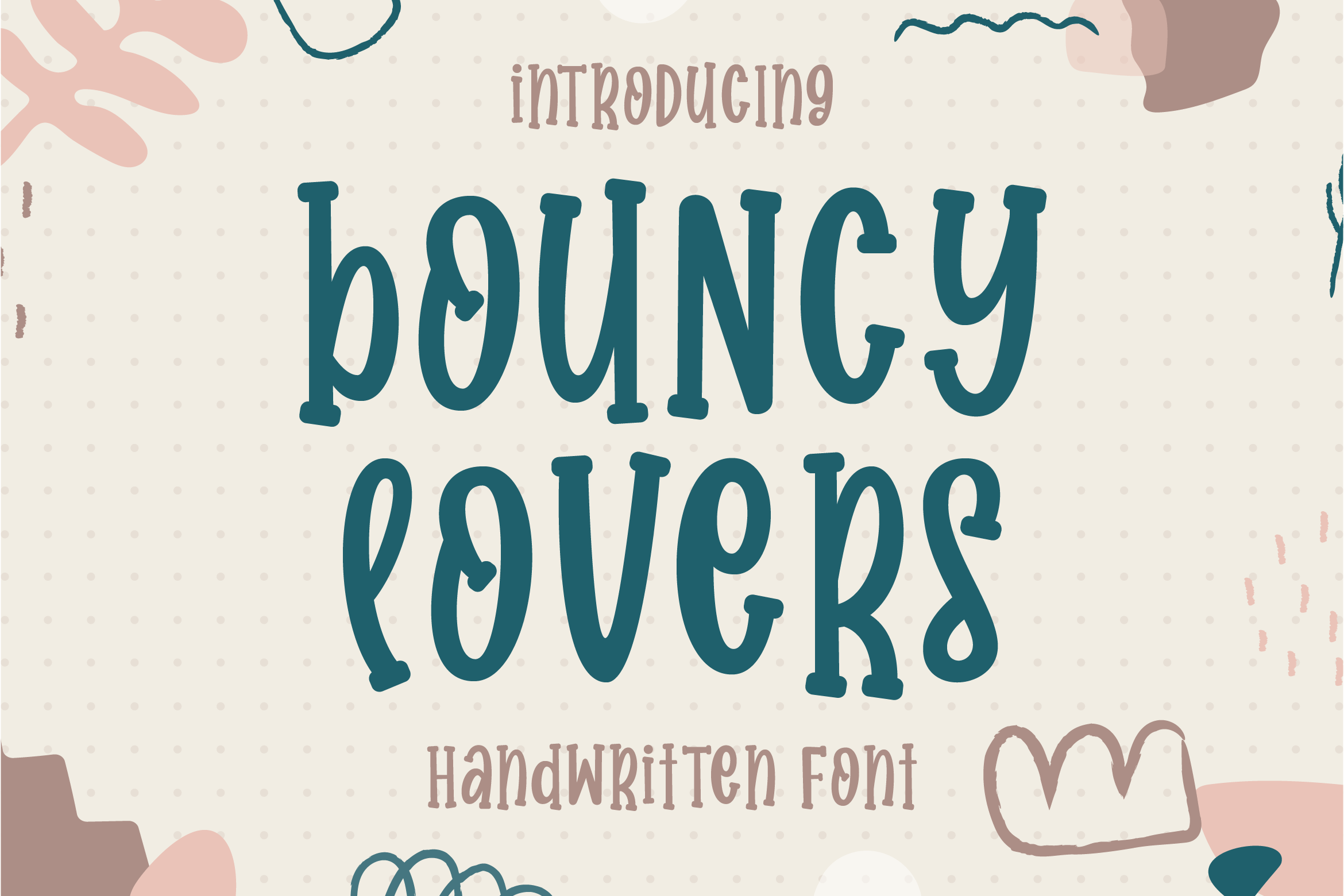 Bouncy Lovers Display Font