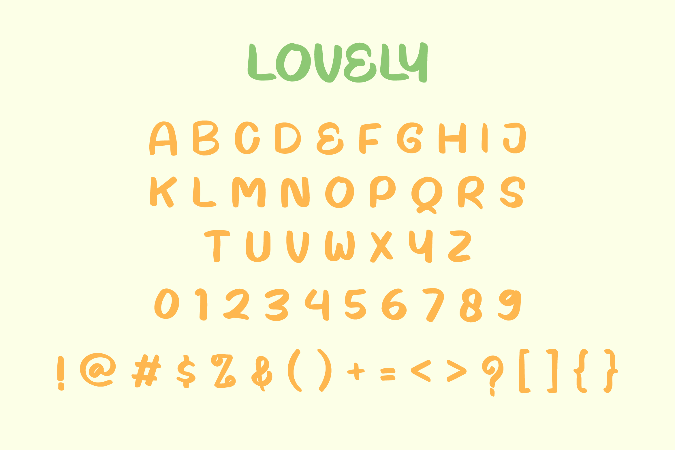 Sweet Lovely Rainbow Two Font preview image 2