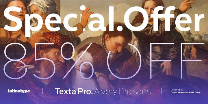 Texta Pro Font preview image 2
