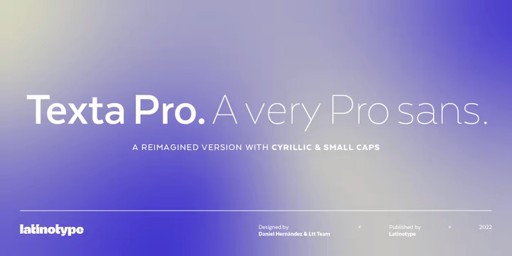 Texta Pro Font preview image 1