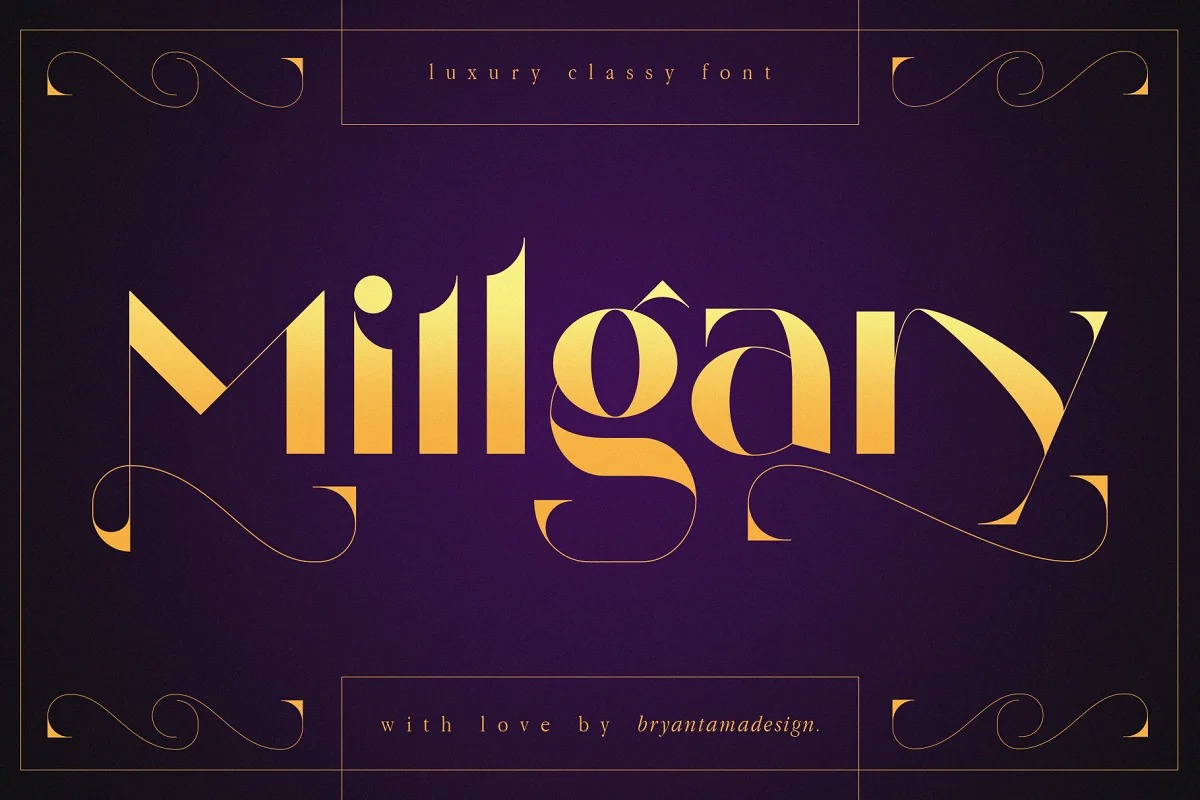 Millgary Sans Serif Font