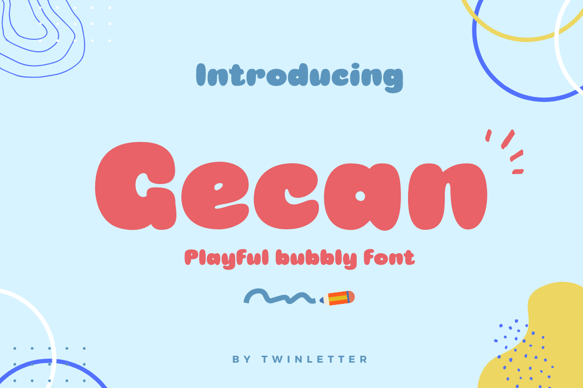 Gecan Display Font