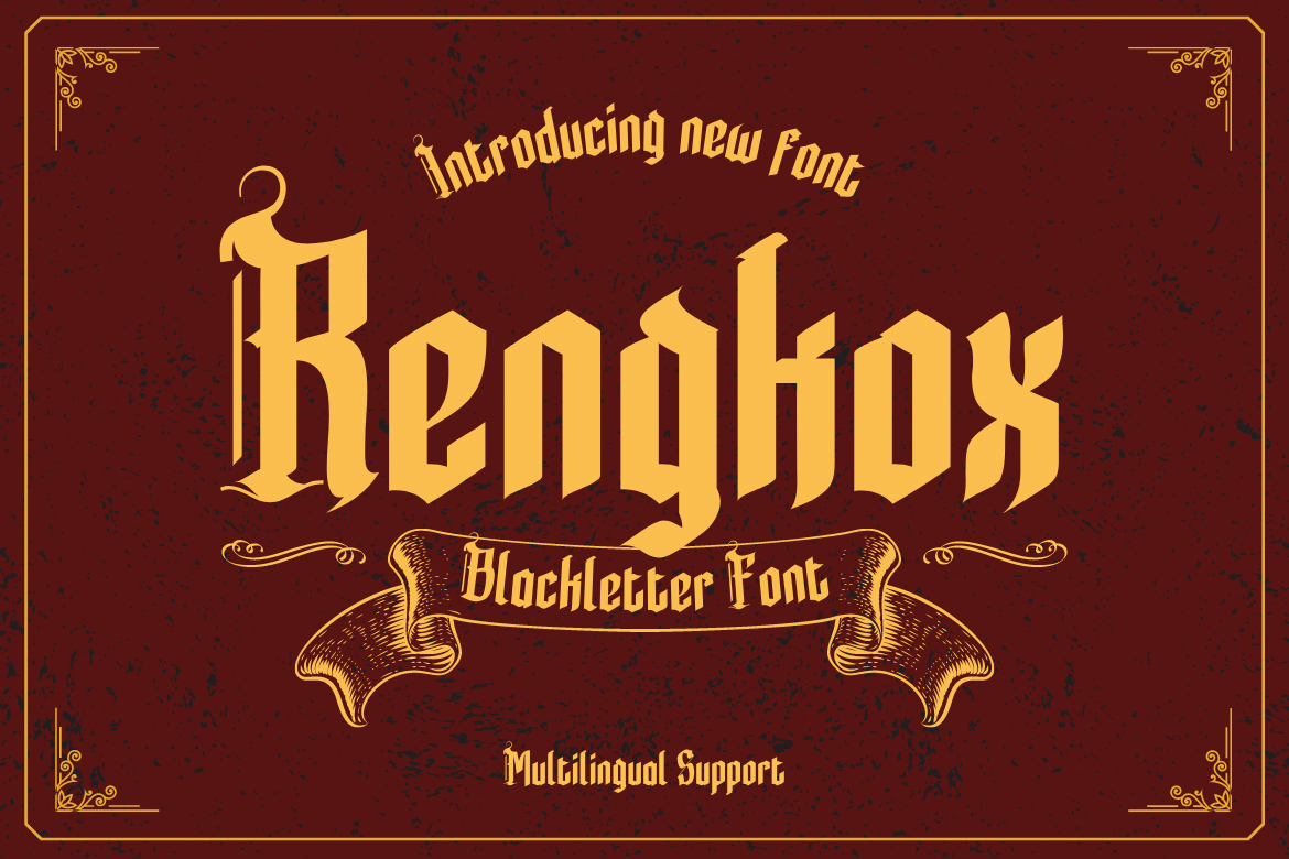 Rengkox Display Font