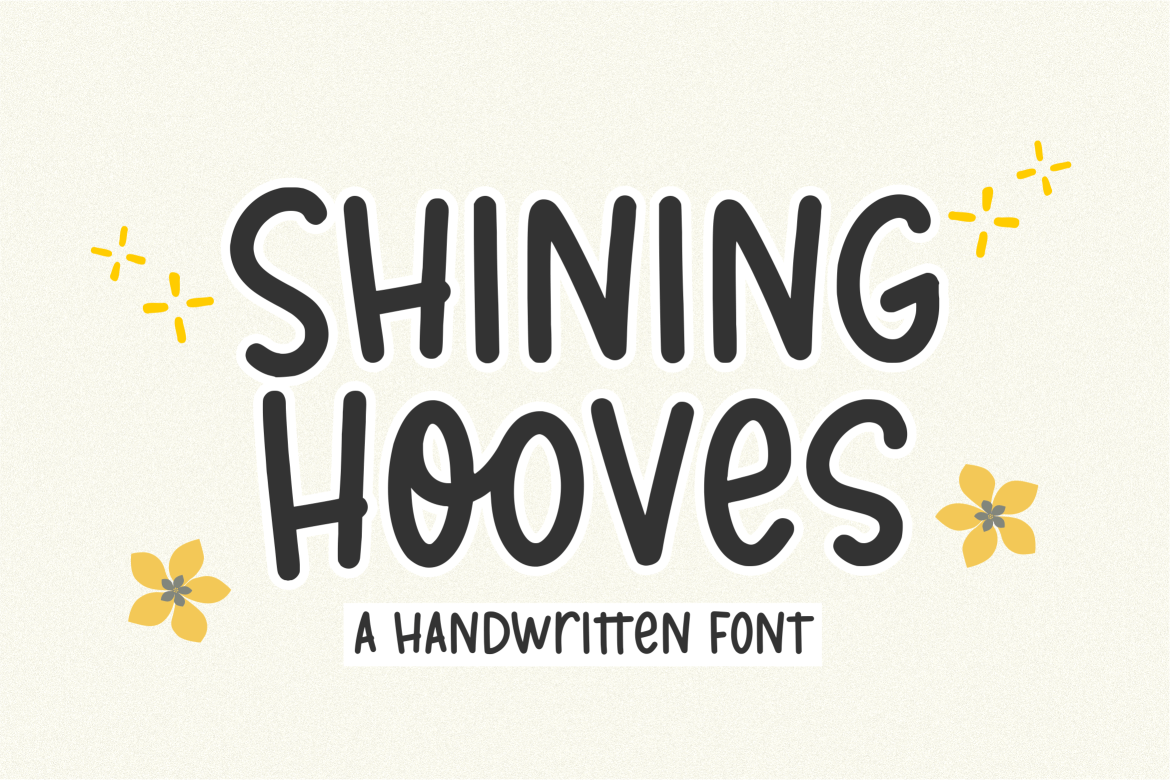 Shining Hooves Display Font
