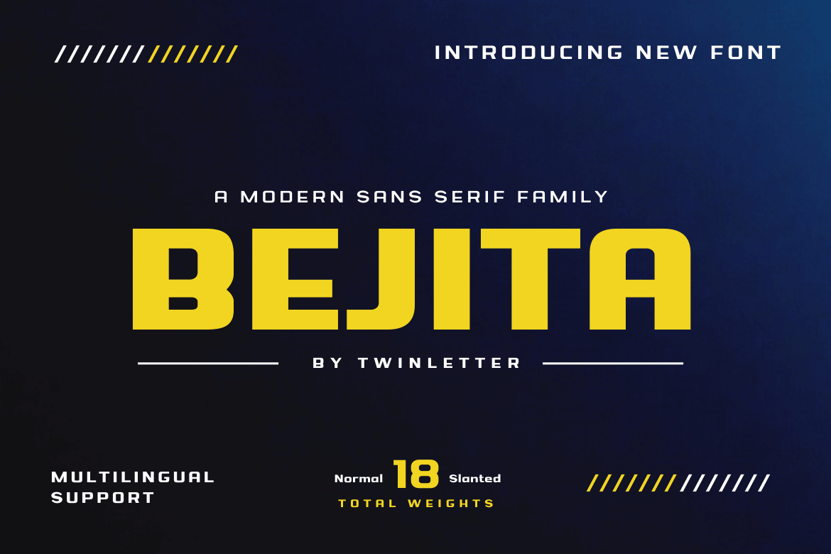 BEJITA Display Font