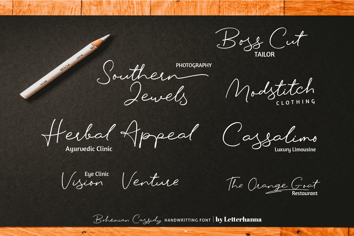 Bohemian Cassidy Font preview image 3