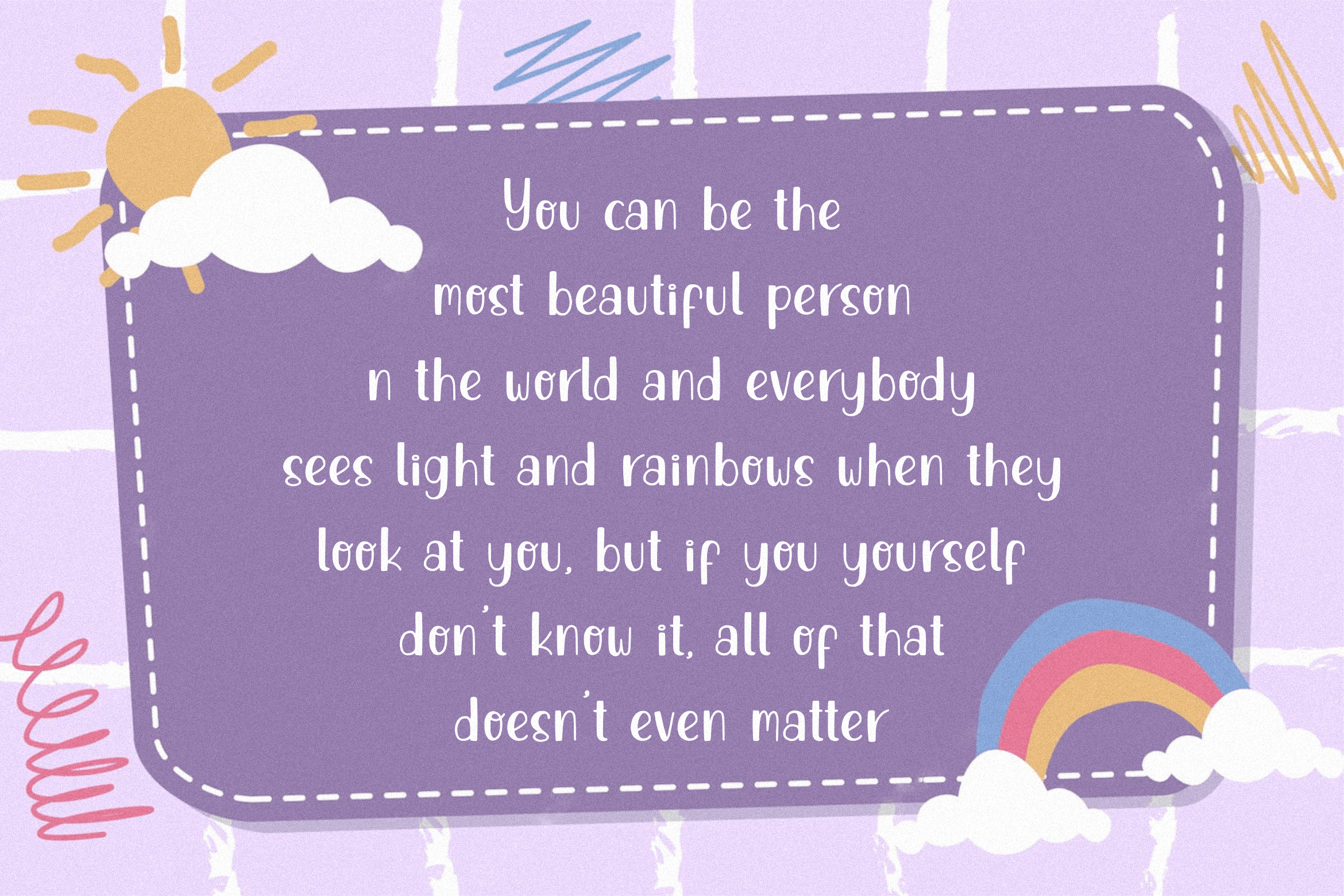 Rainbow Sunshine Font preview image 3