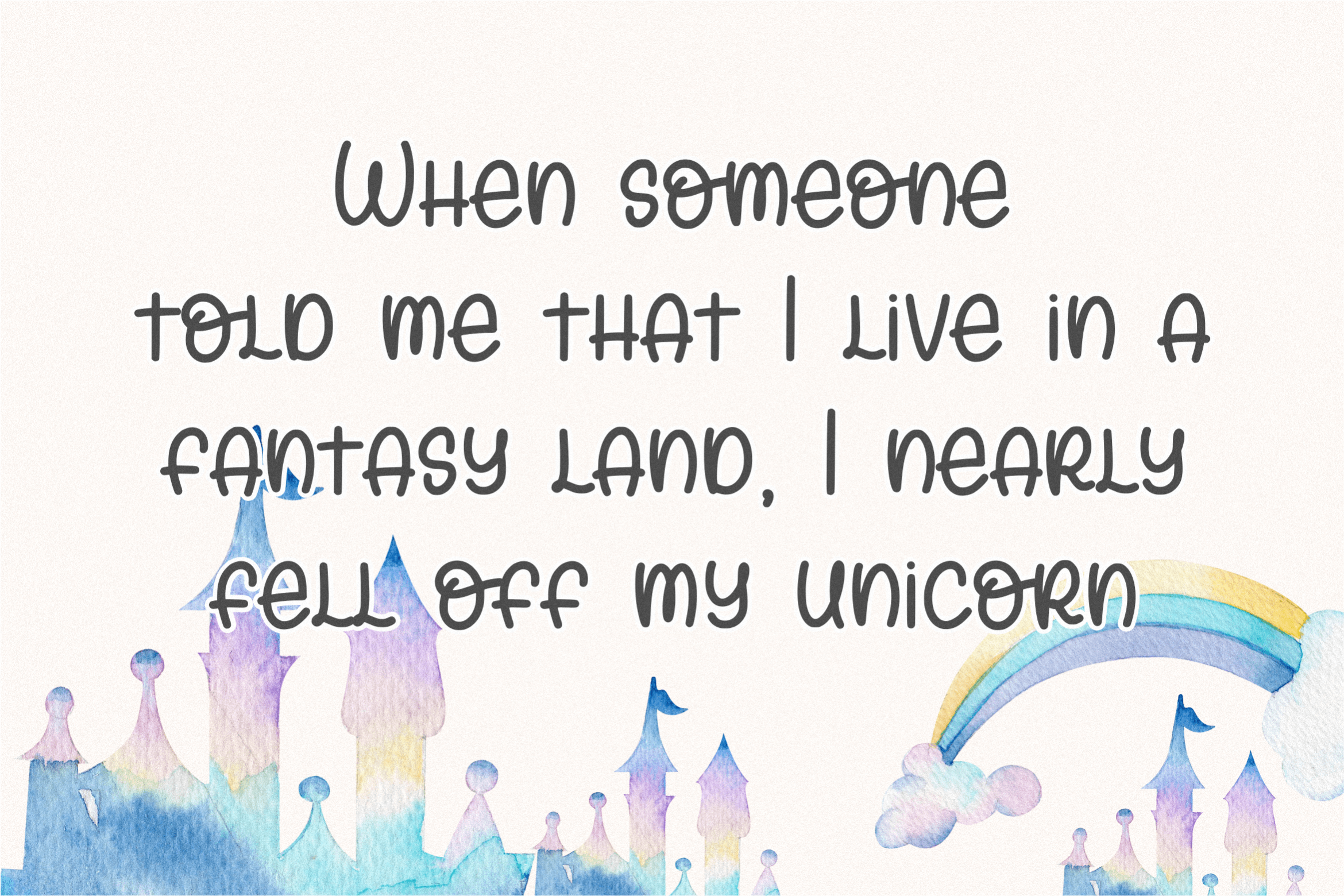 Sunday Unicorn Font preview image 4