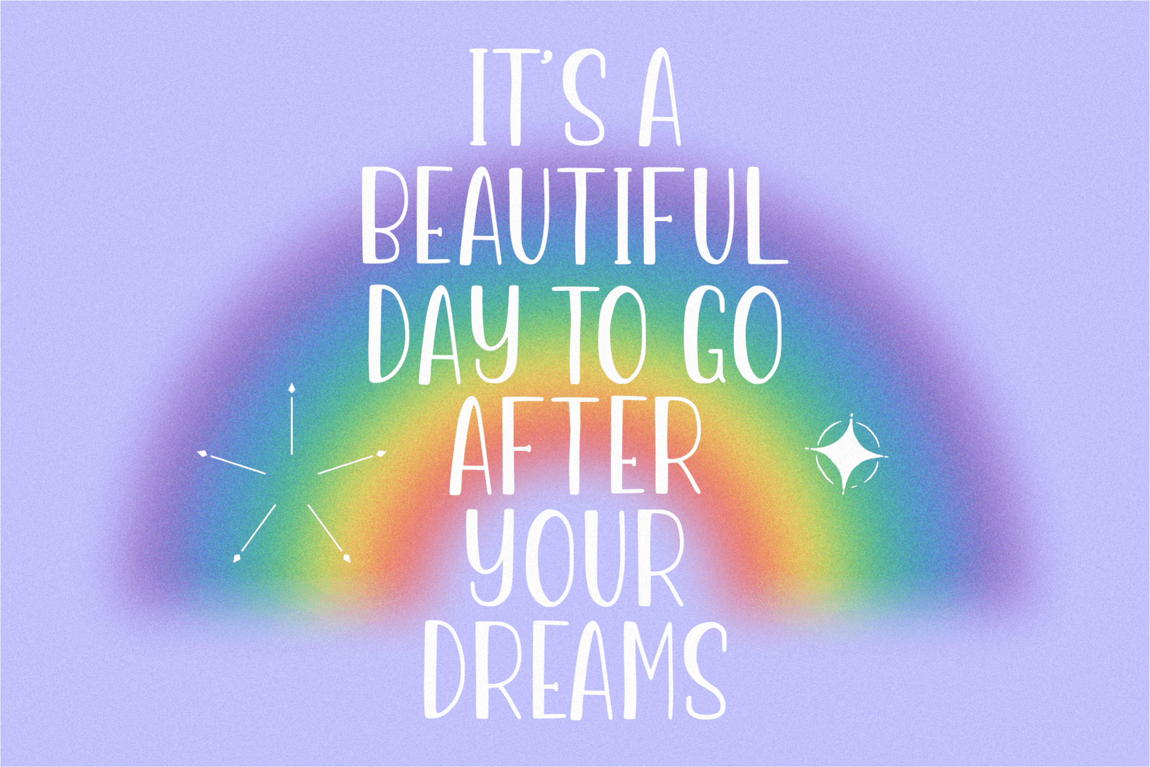 Rainbow Sunshine Font preview image 5