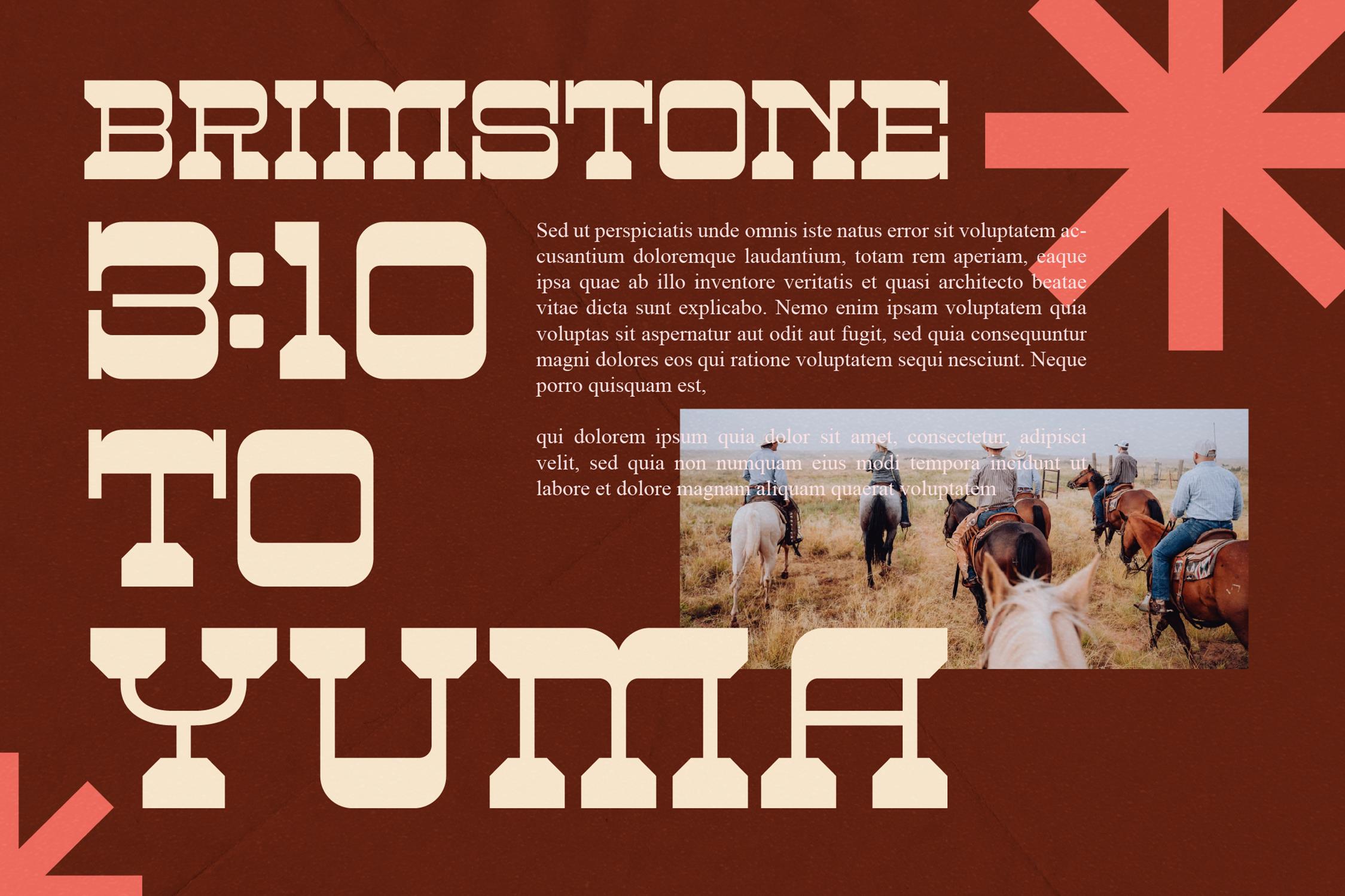 BIG RODHEO Font preview image 3