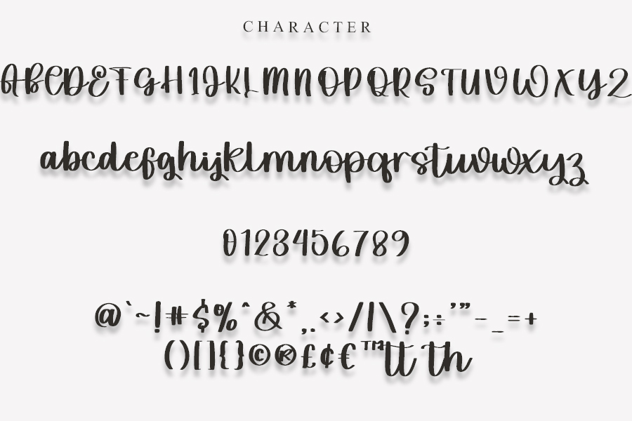 Flower Font preview image 5