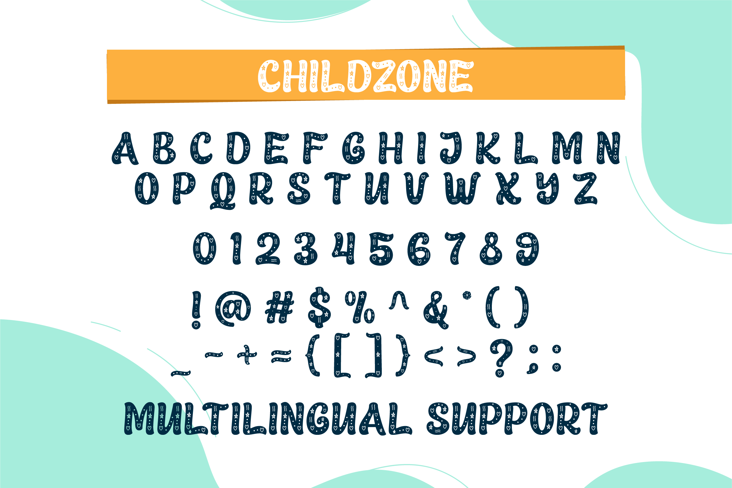 Childzone Font preview image 2