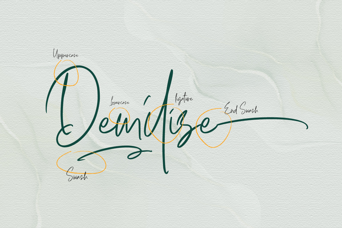 Hulya Script Font preview image 2