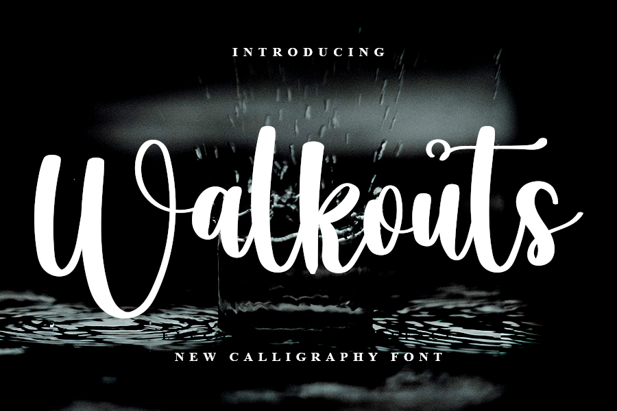 Walkouts Script Font