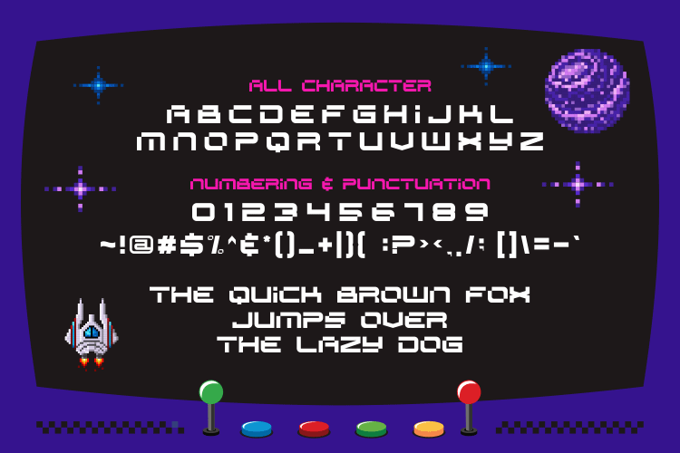 Space Racer Font preview image 2