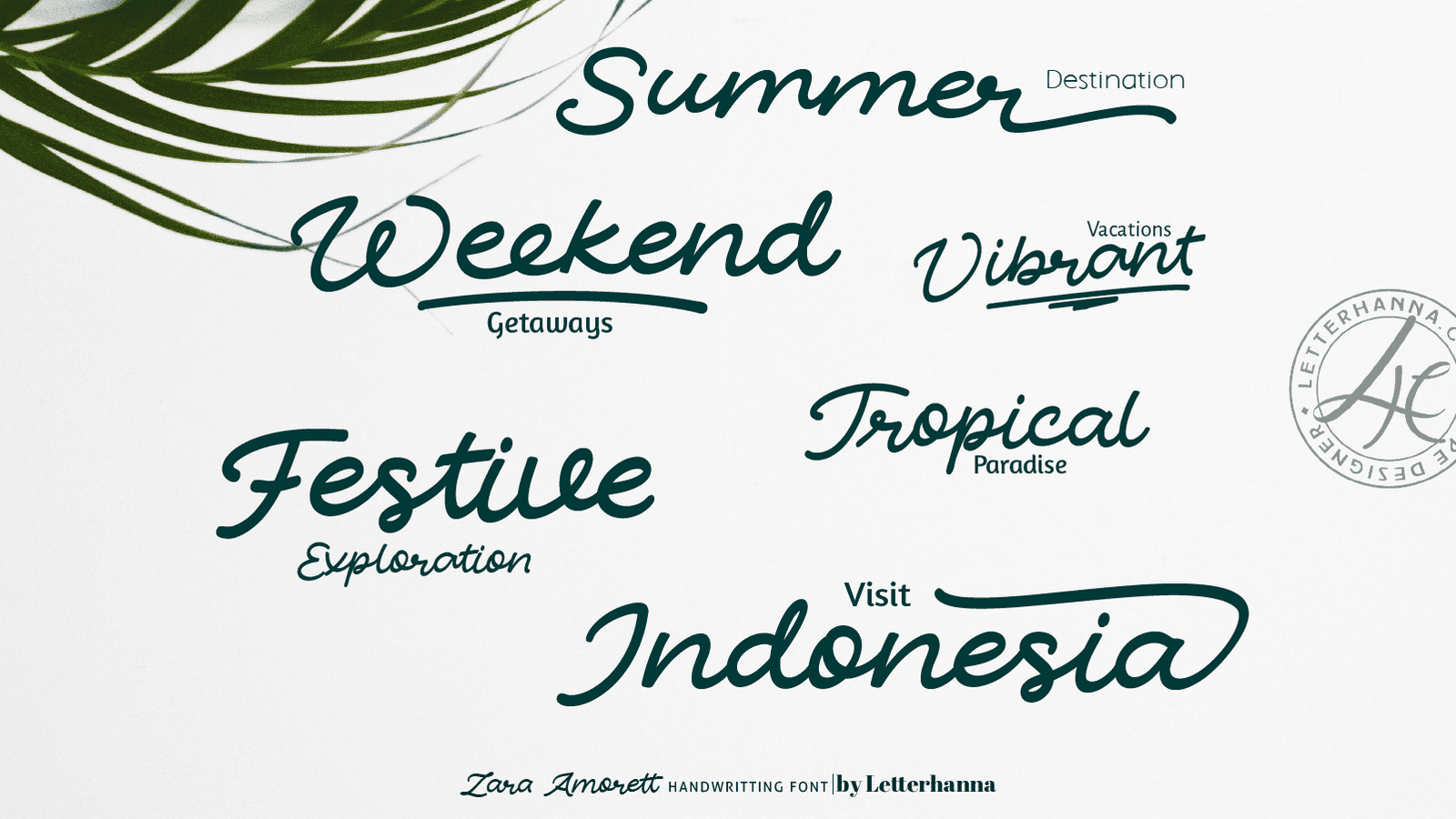 Zara Amorett Font preview image 5