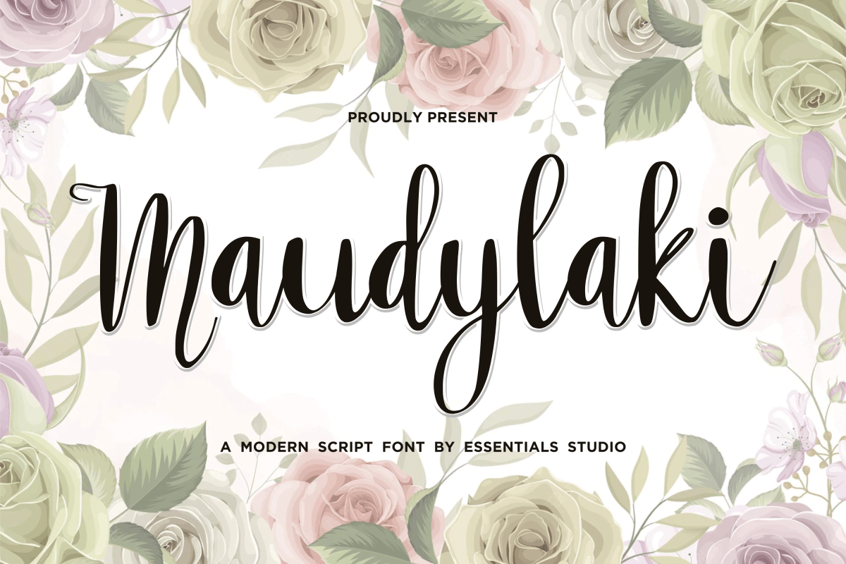 Maudylaki Script Font