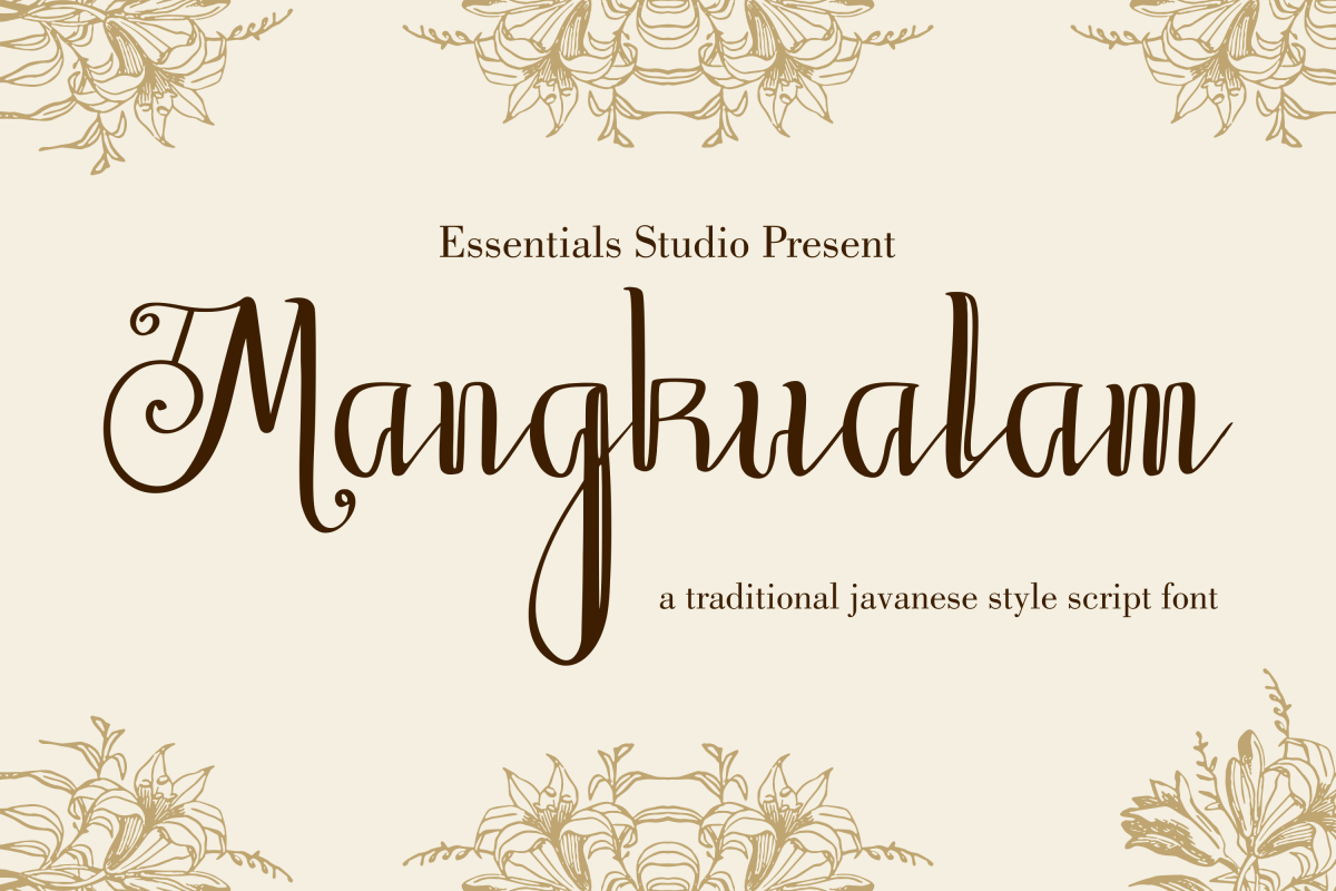 Mangkualam Script Font
