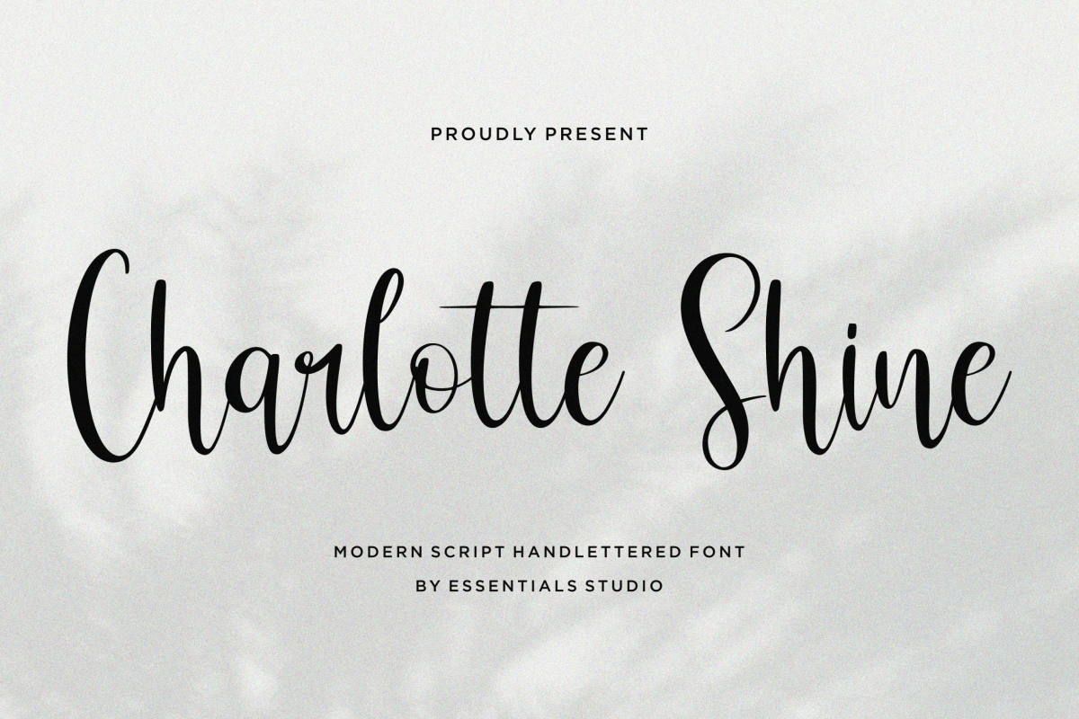 Charlotte Shine Script Font