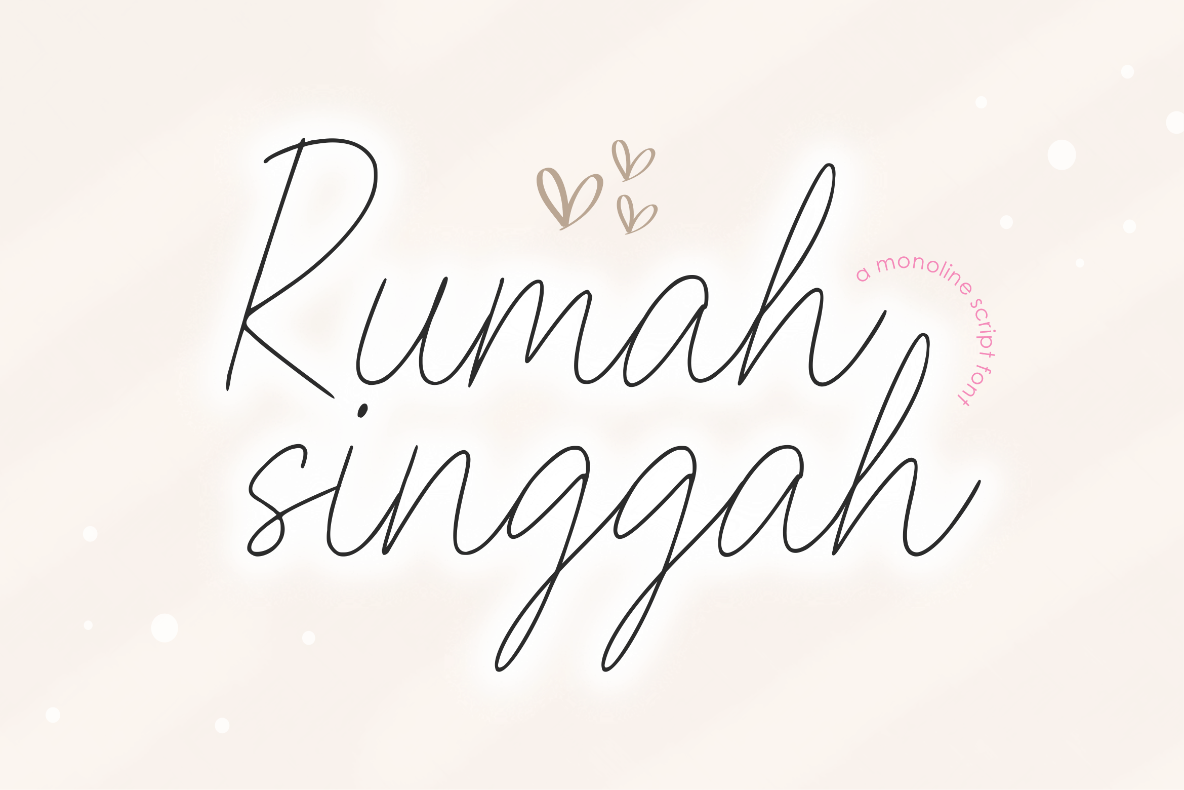 Rumah Singgah Script Font