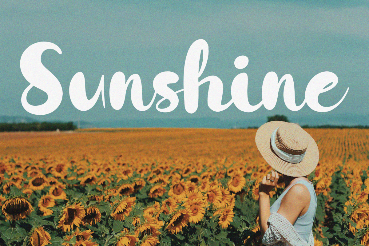 Golden Rainbow Font preview image 2