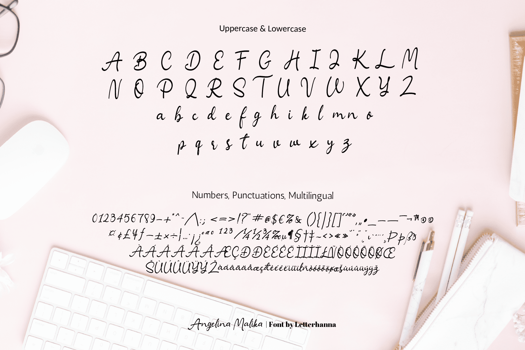 Angelina Malika Font preview image 5