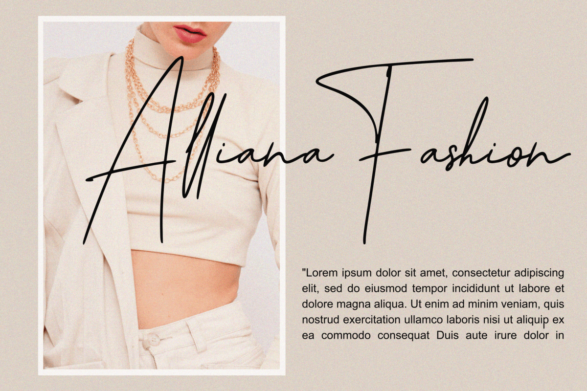 Signature Austine Font preview image 3