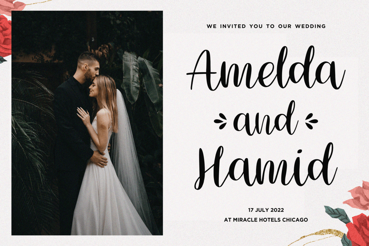 Angelica Script Typeface preview image 4