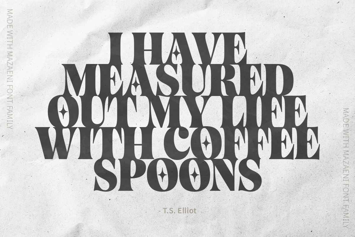 Mazaeni Font preview image 3