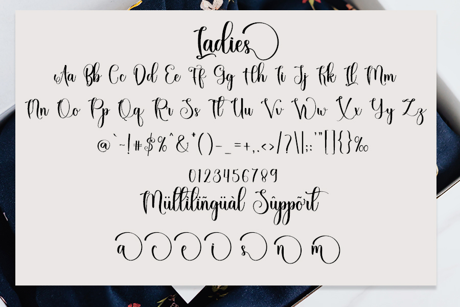 Ladies Typeface preview image 2