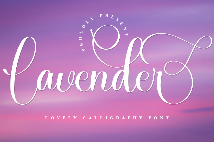 Lavender Script Font