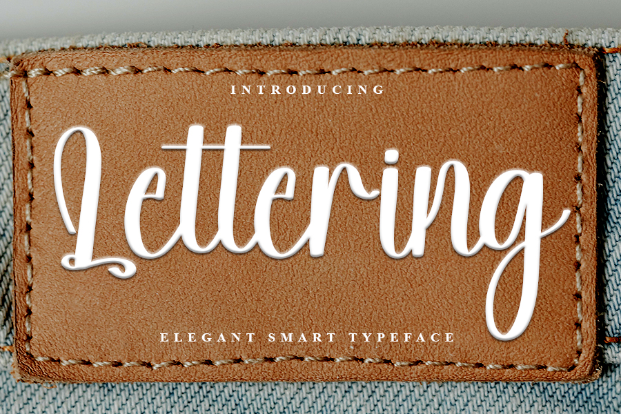 Lettering Script Font