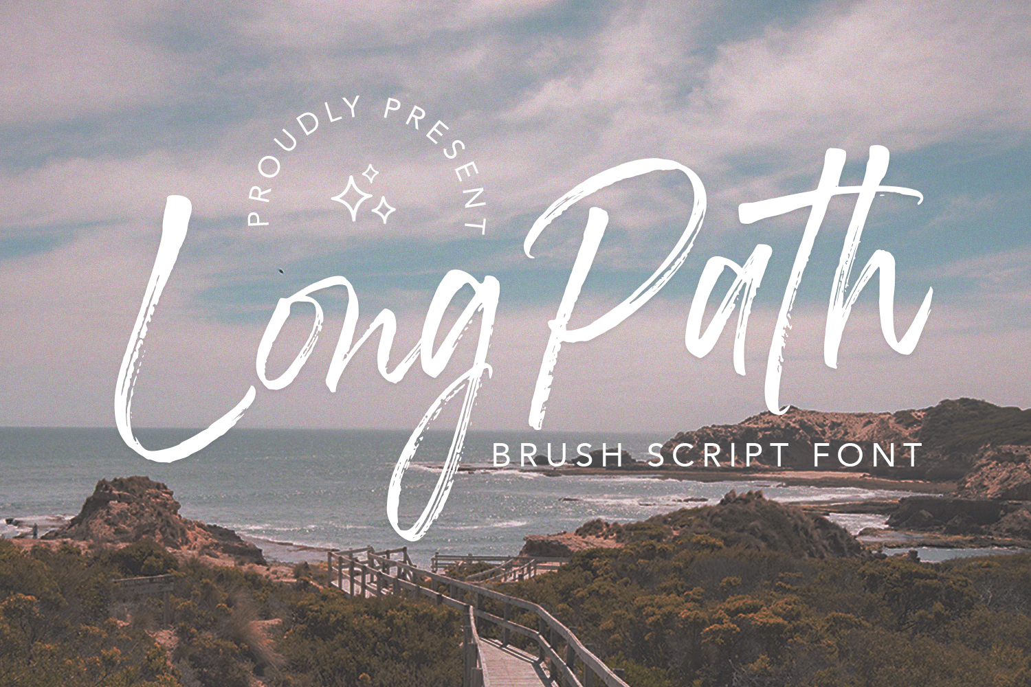 Long Path Brush Font