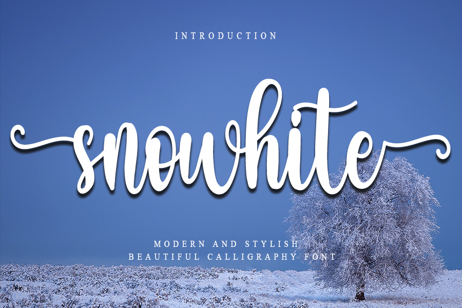 Snowhite Script Font