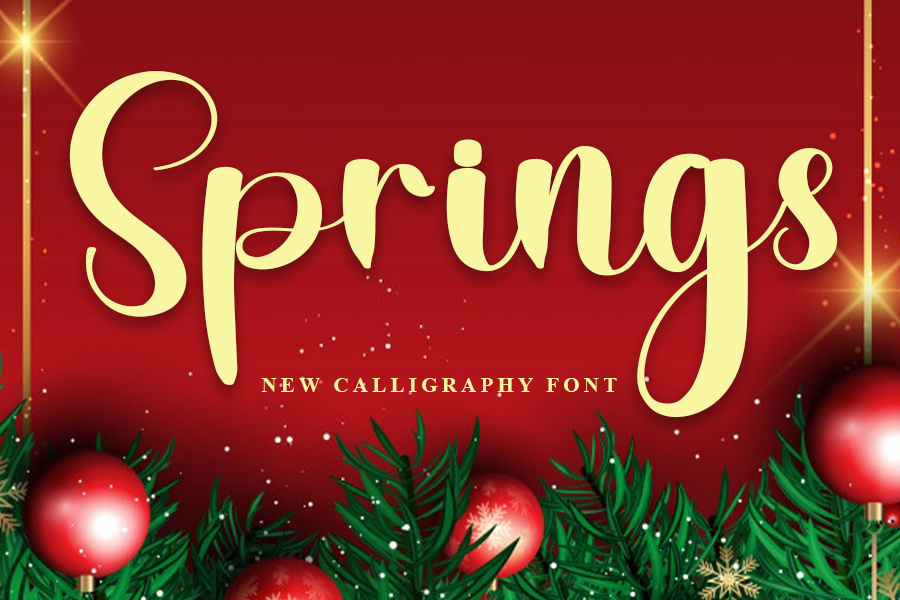 Springs Script Font
