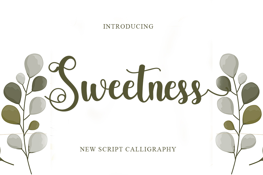 Sweetness Script Font