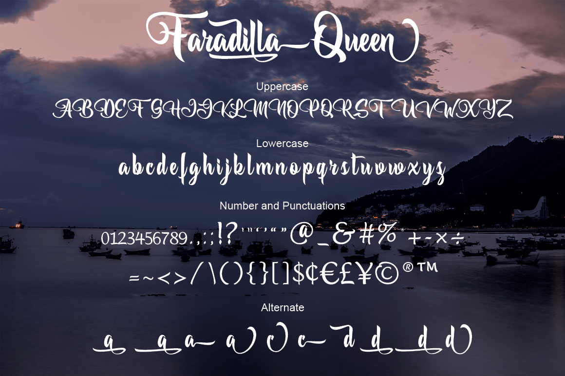 Faradilla Queen Font preview image 2