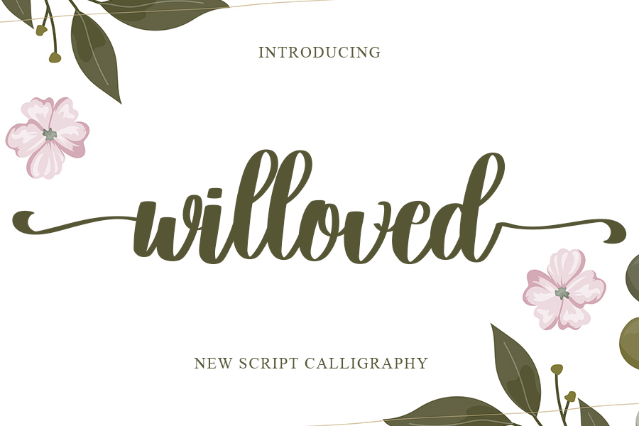Willoved Script Font