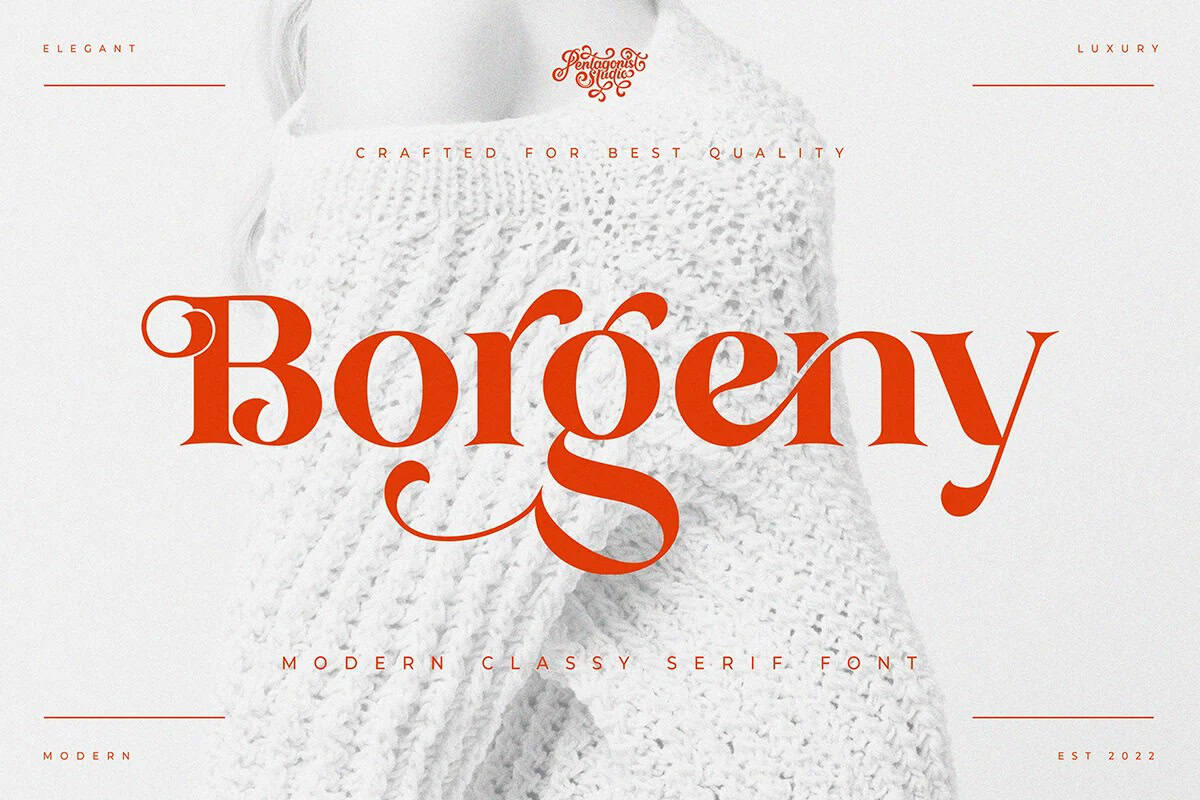 Borgeny Serif Font
