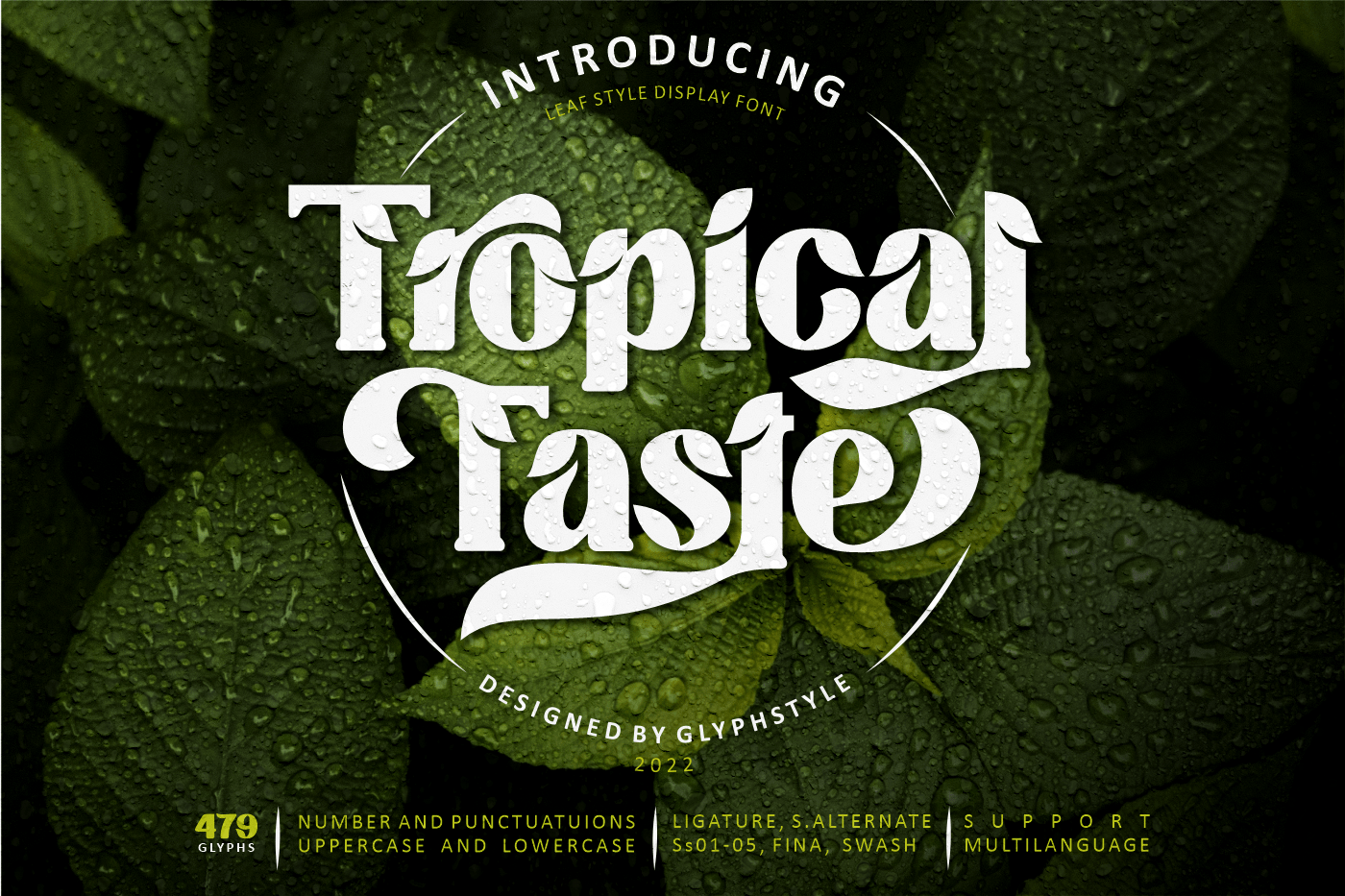 Tropical Taste Display Font
