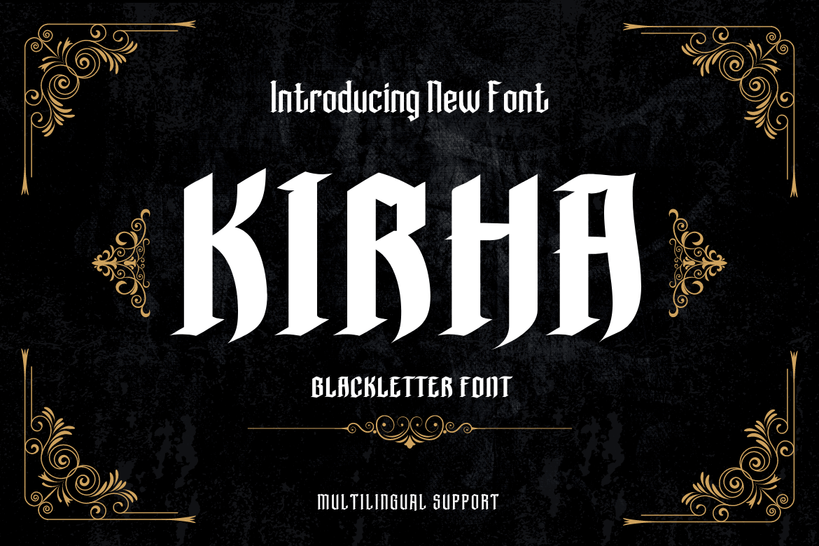 Kirha Blackletter Font
