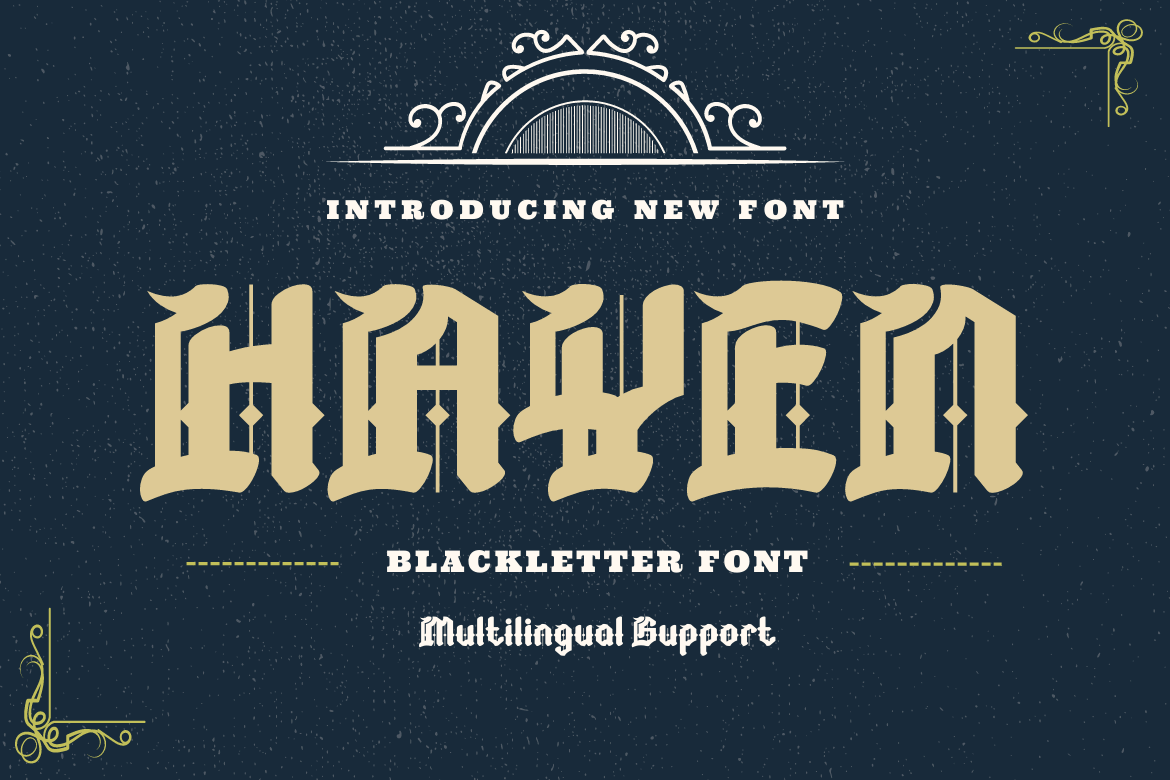 Hayen Blackletter Font