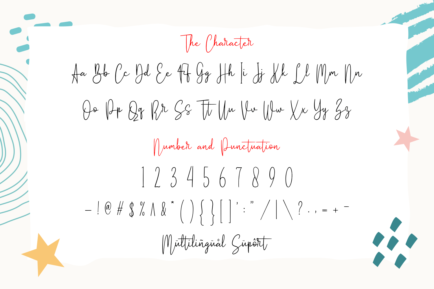 Bantublesh Font preview image 4