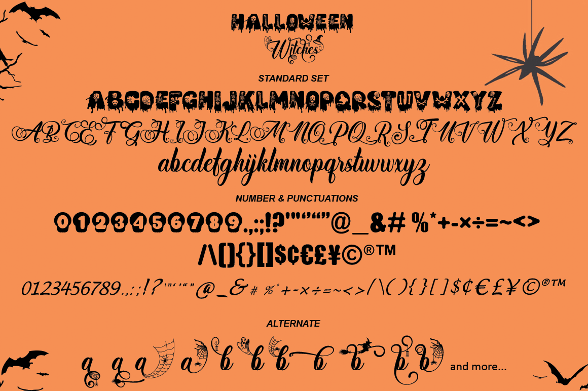 Halloween Witches Font Duo preview image 2